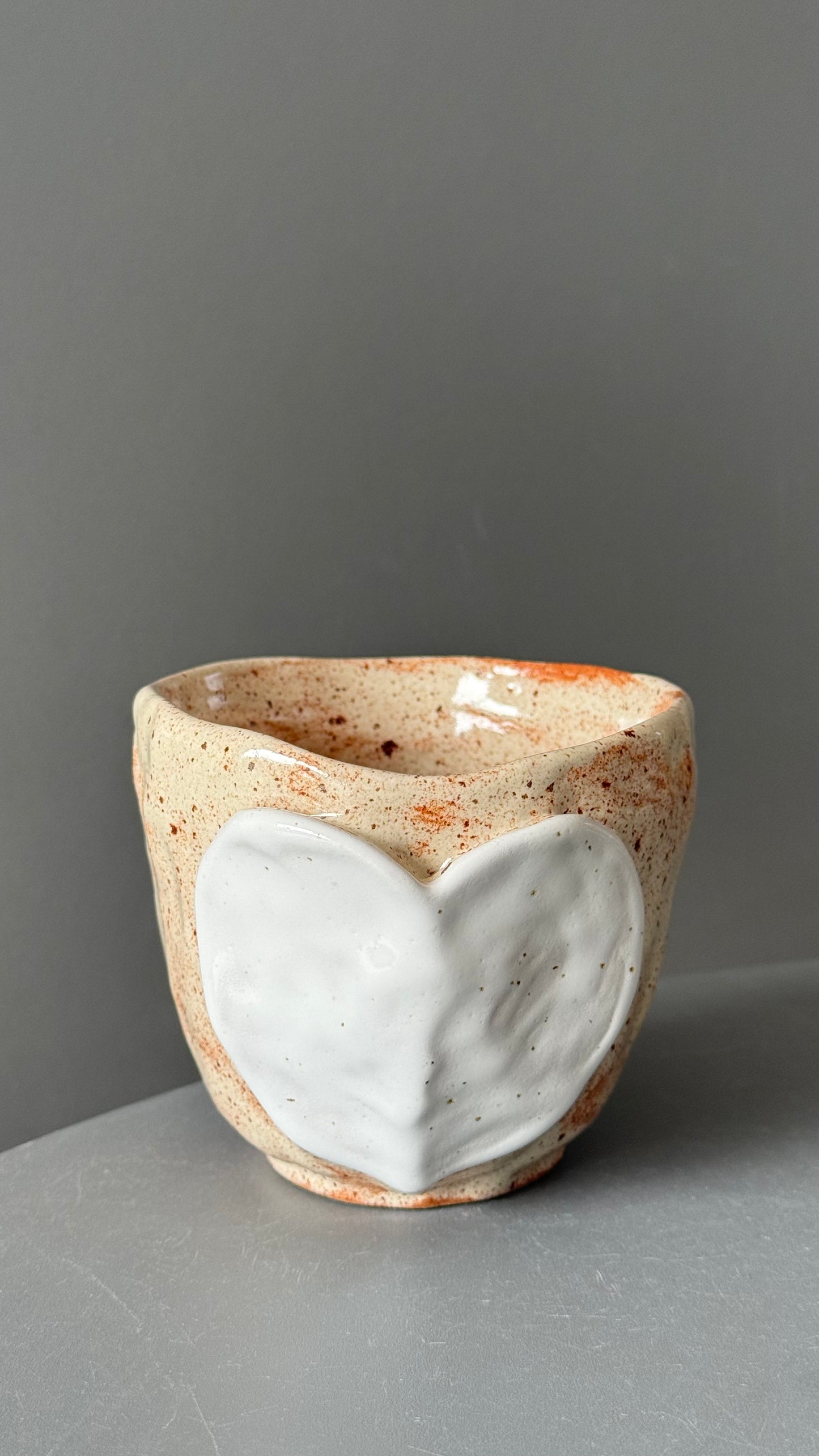 Cana Cappuccino White Heart