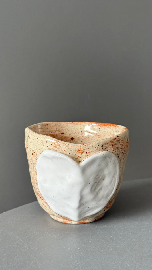 Cana Cappuccino White Heart