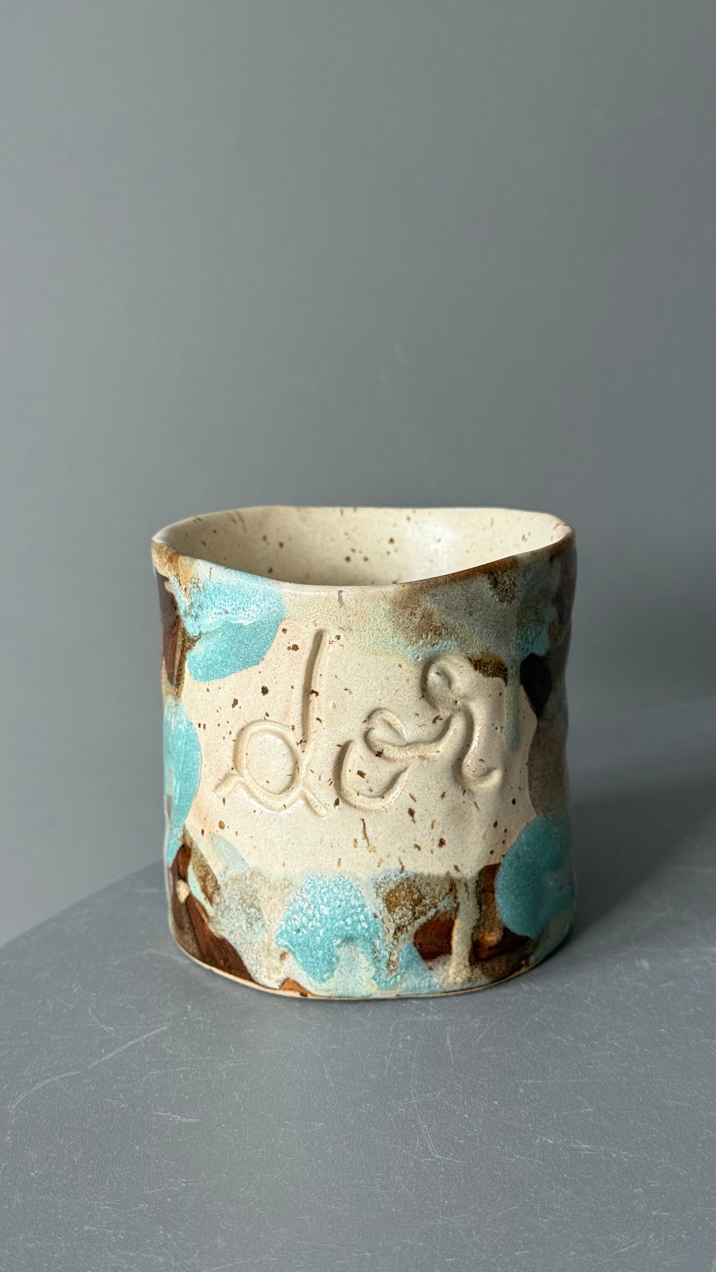 Cana Latte cu mesaj "Dor"