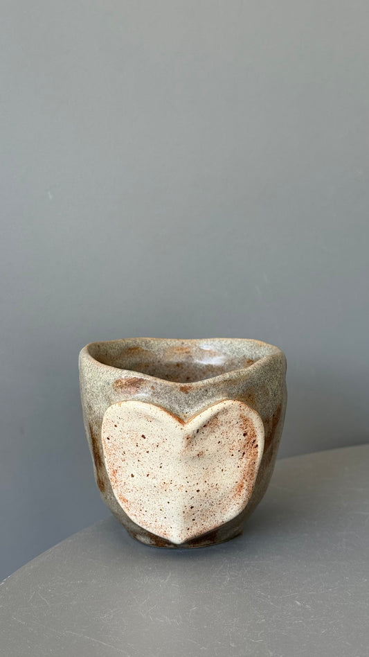 Cana Cappuccino Beige Heart