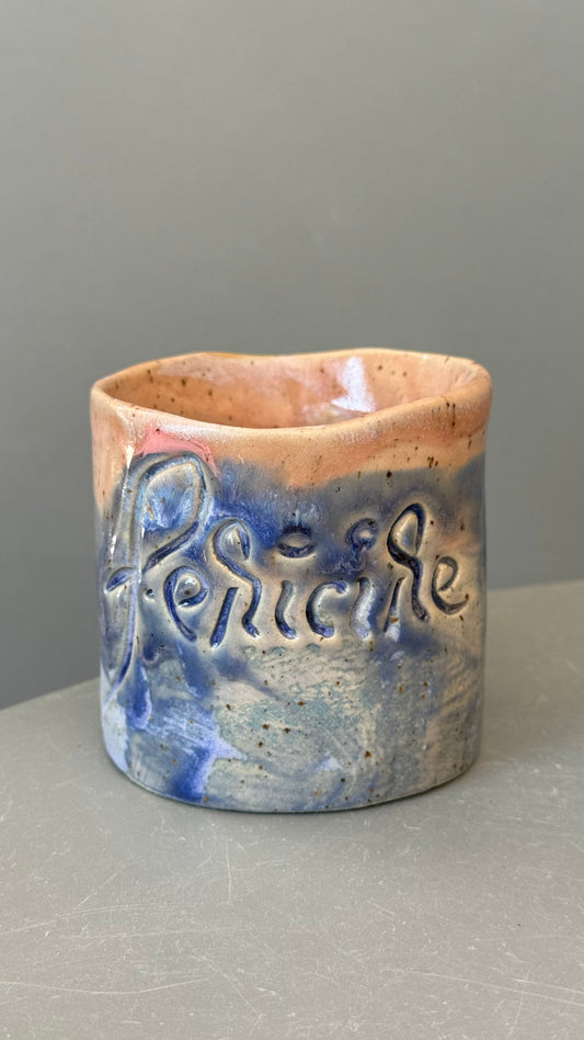 Cana Latte cu mesaj "Fericire"