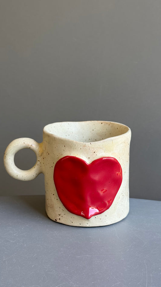 Cana Latte Red Heart
