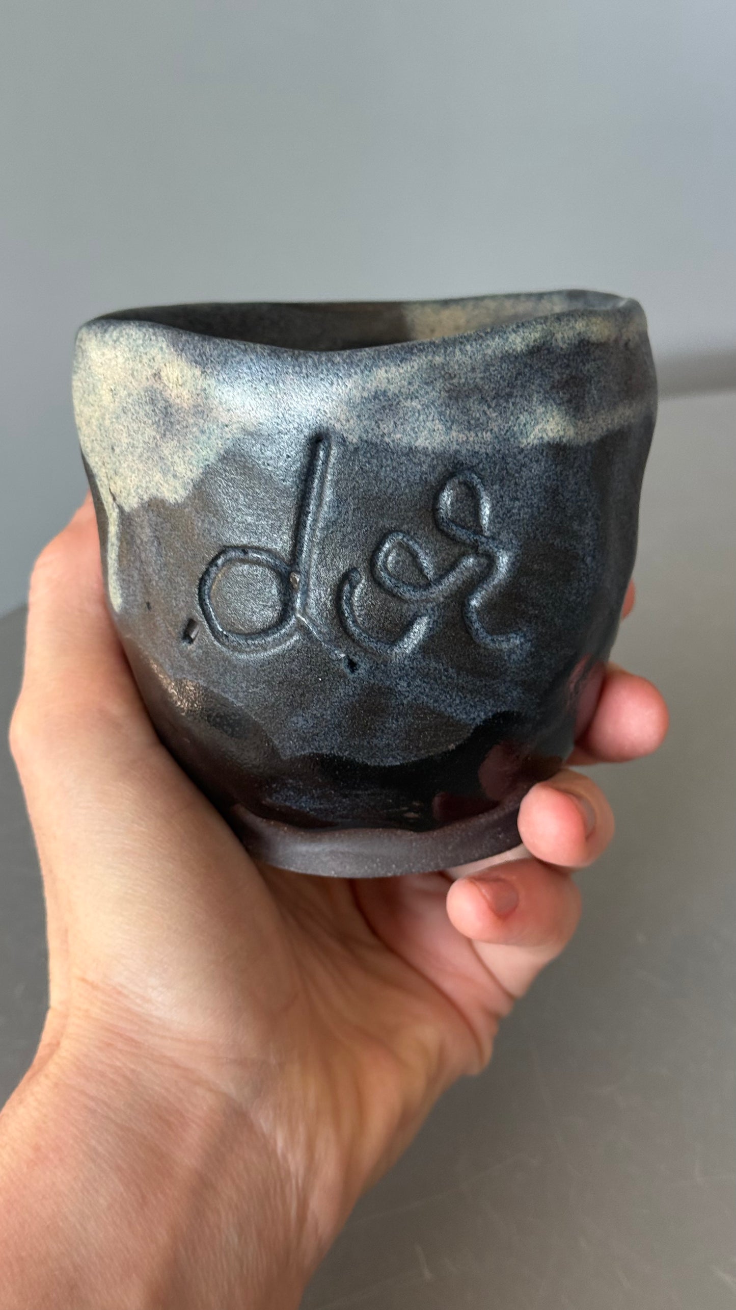 Cana Ceramica Bell cu mesaj "Dor"