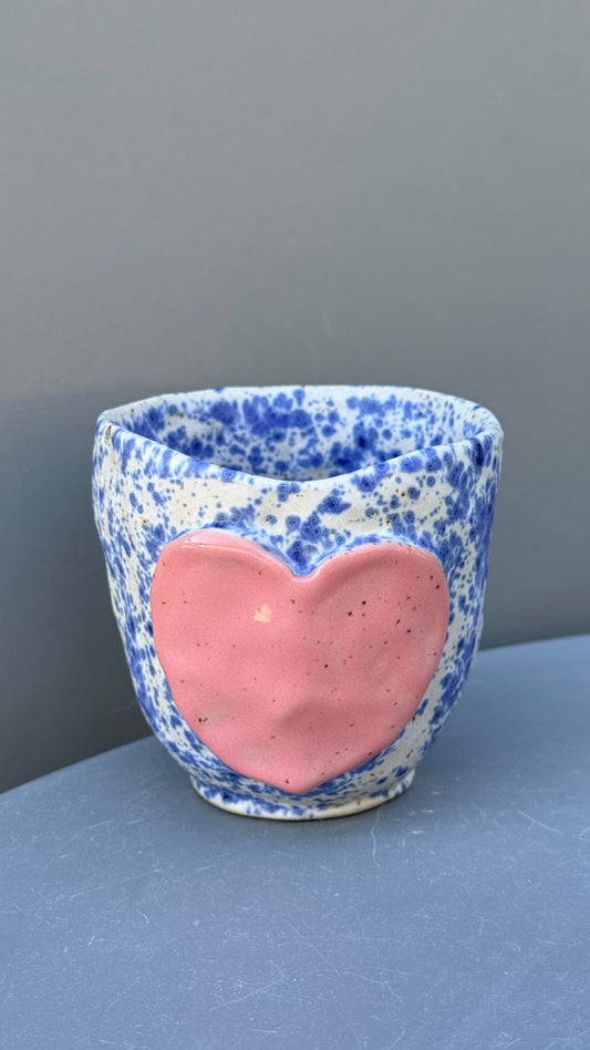 Cana Cappuccino Pink Heart
