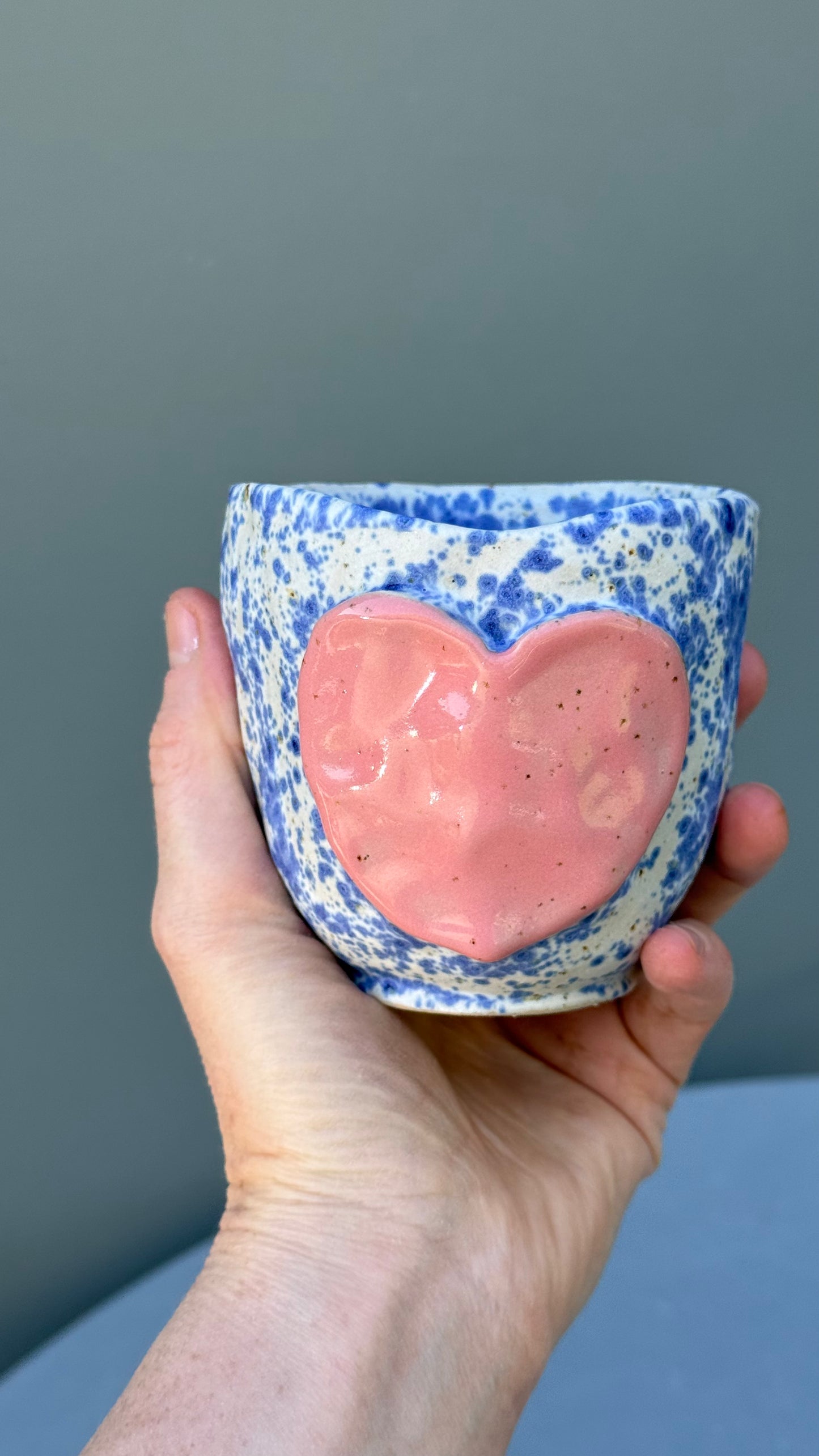 Cana Cappuccino Pink Heart