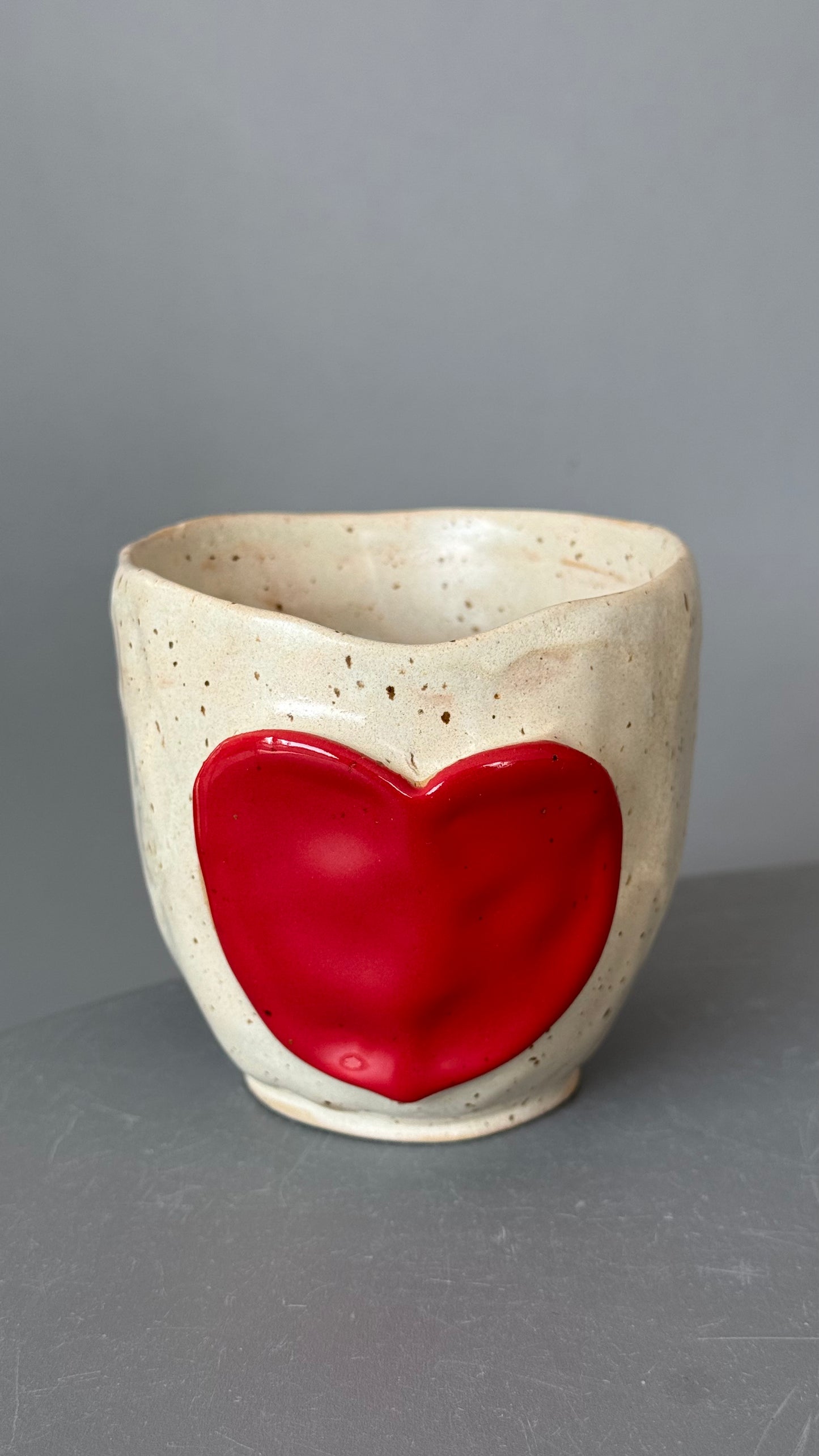 Cana Cappuccino Red Heart