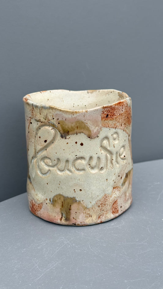 Cana Latte cu mesaj "Bucurie"